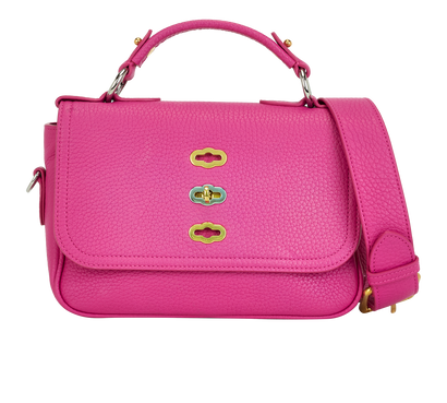 Small Bryn Satchel, &pound;310, Handbags, Pink, Leather, Front view